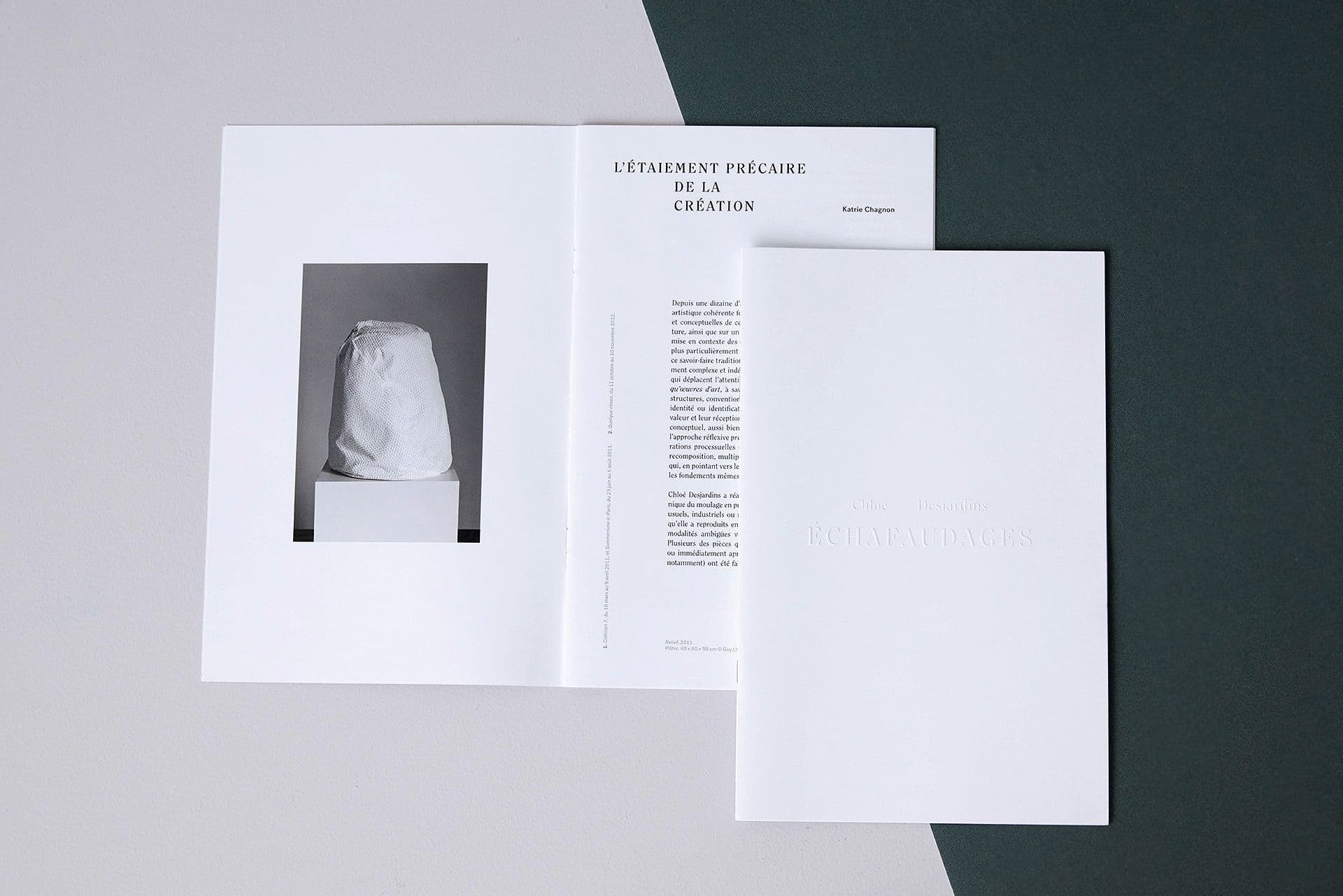 Image from the project "Opuscule/Échafaudages" by Chloe Desjardins