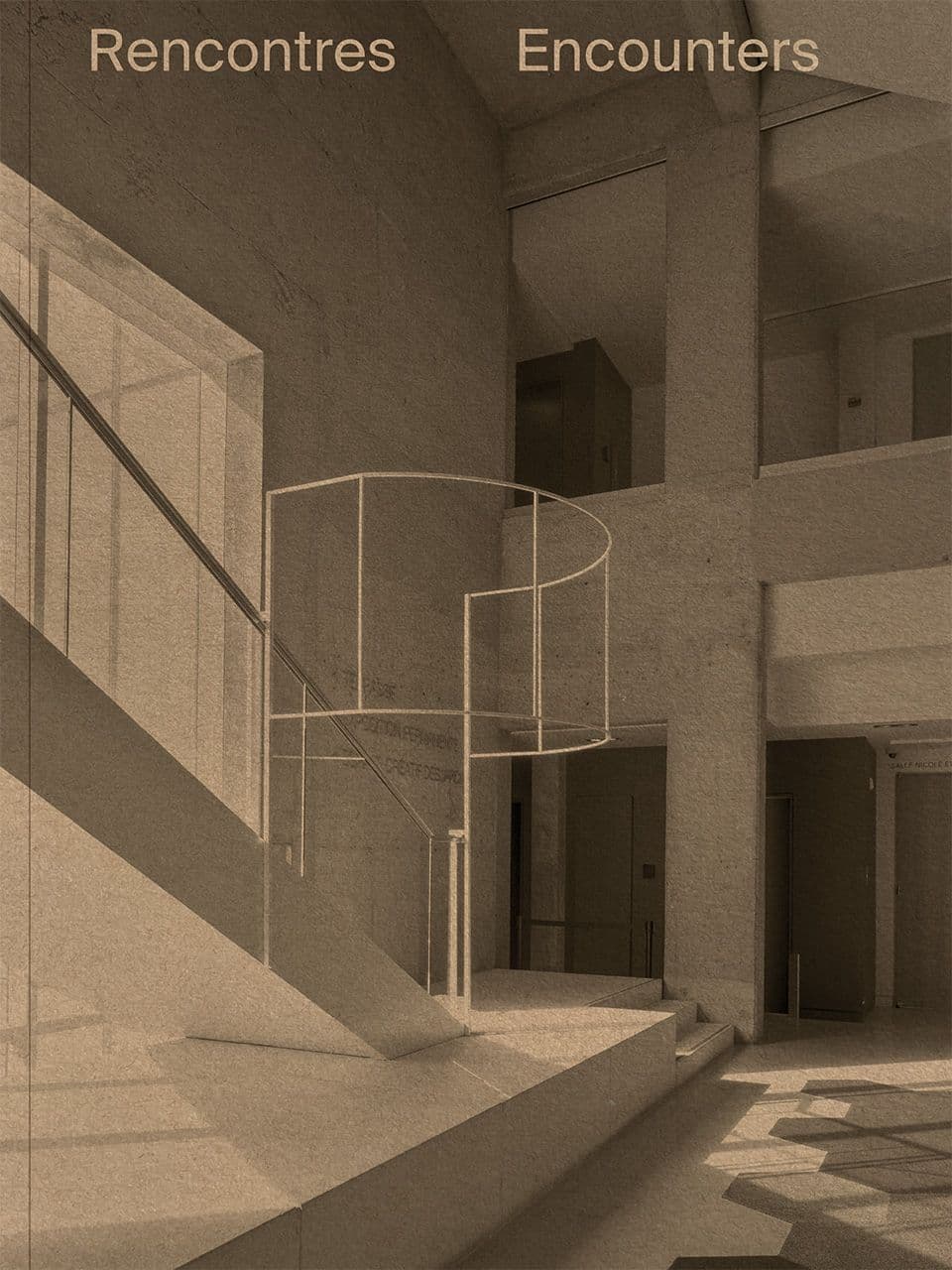 Front cover of the book Encounters. Couverture du livre Rencontres.