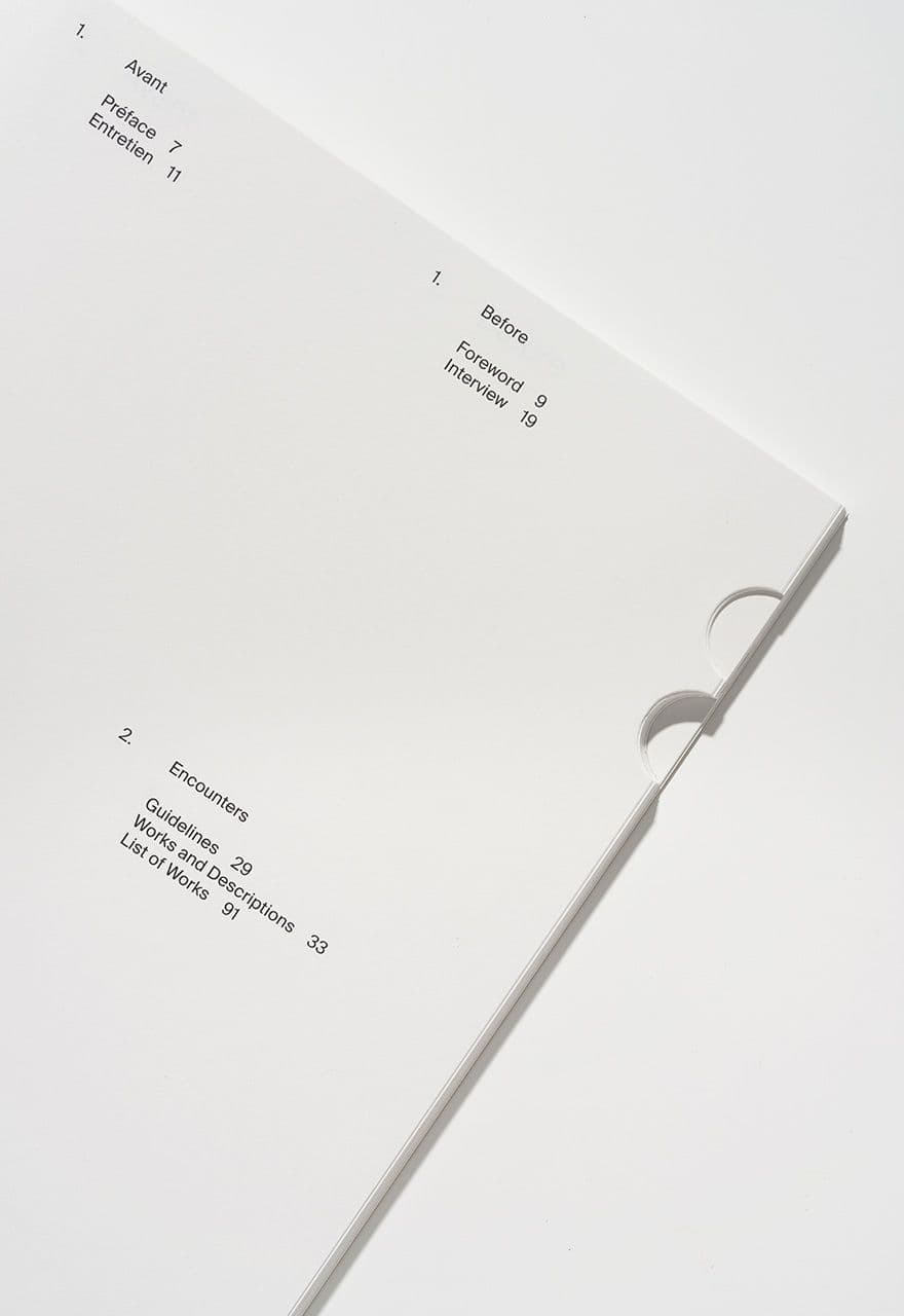 Extract from the book Encounters. Extrait du livre Rencontres.